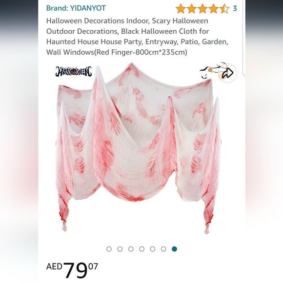 Pink & White Gauze Mesh Halloween Decor, Scarf, Cover Up, New 800cm X 235cm - Picture 14 of 14